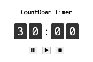 Build 30 minutes Countdown Timer in JavaScript with Alarm sound ...