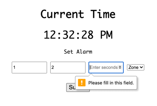 alarm-clock-form-validation